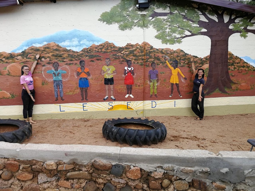 The Lesedi mural
